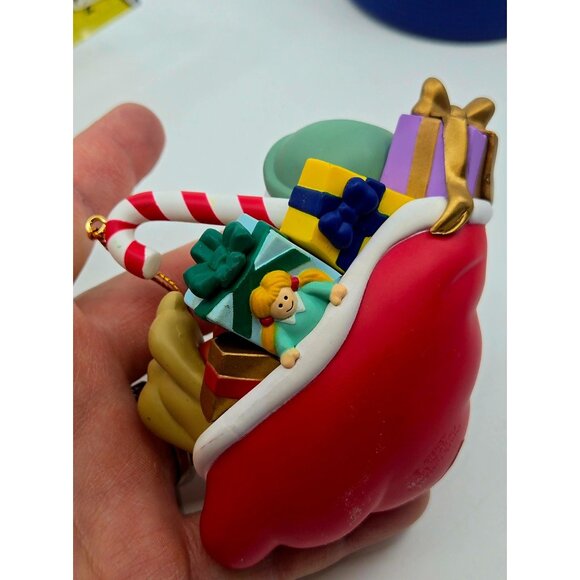 Disney Dopey Christmas Ornament With Gifts & Candy Cane - Picture 2 of 4